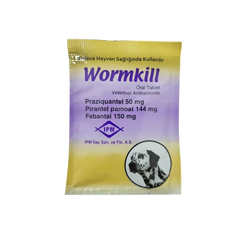 قرص ضد انگل سگ و گربه ای پی ام مدل antiworm وزن 1 گرم